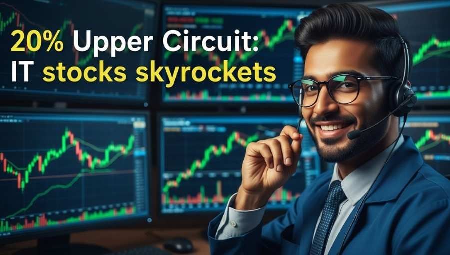 20 Percente Upper Circuit IT Stock Jump